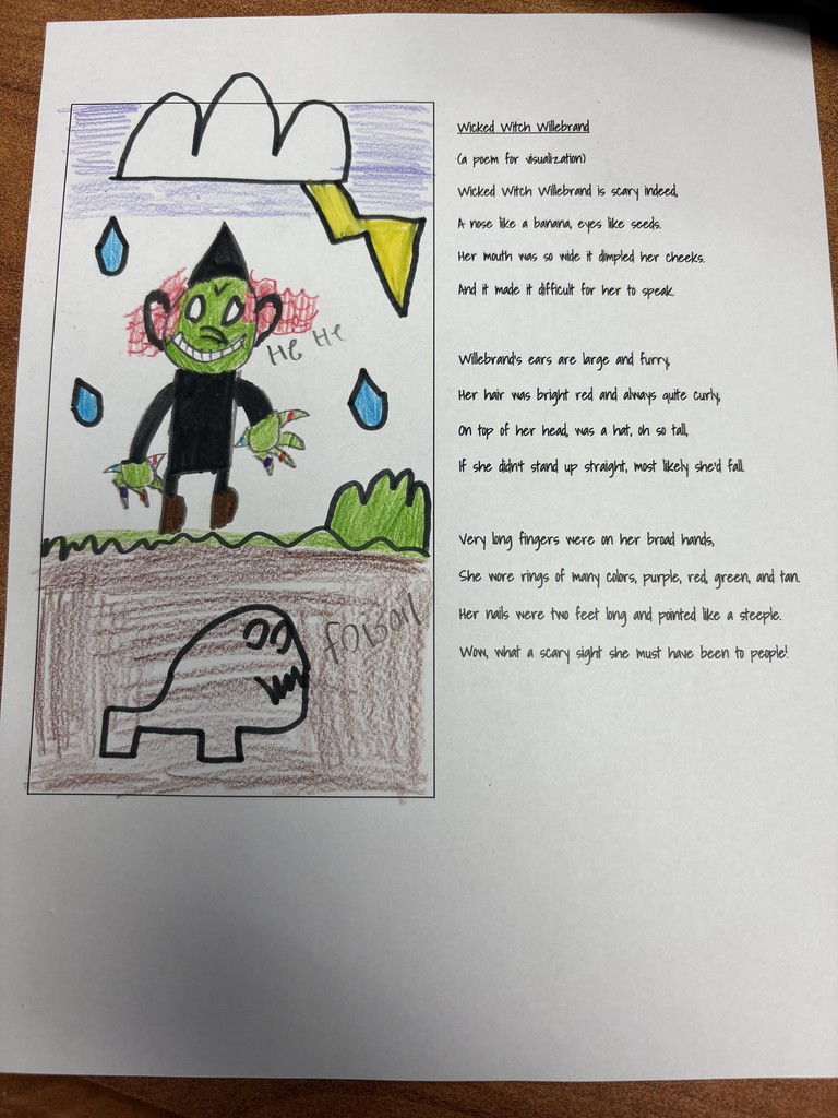 Superintendent Marshall reading to 4th grade