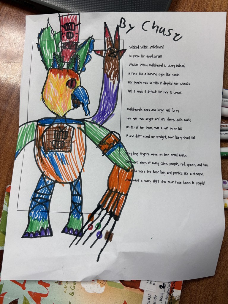 Superintendent Marshall reading to 4th grade