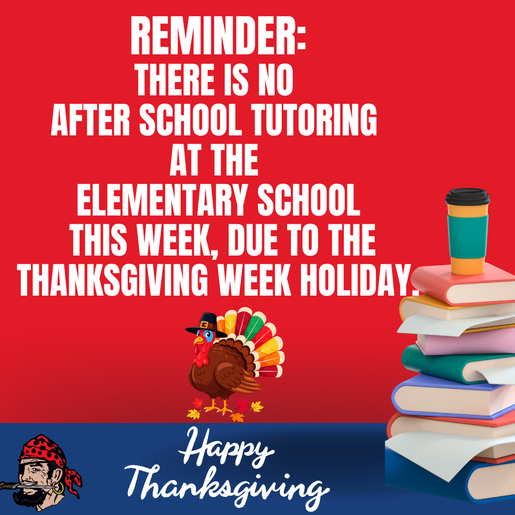 No tutoring at the  elementary school this week
