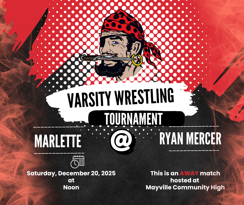 12-20-25 Marlette at Ryan Mercer Tournament at Noon at Mayville Community High