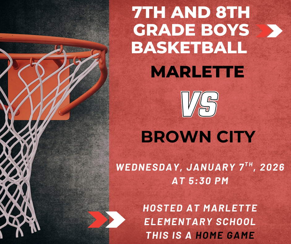 Marlette VS Brown City 1-7-26 at Marlette Elementary