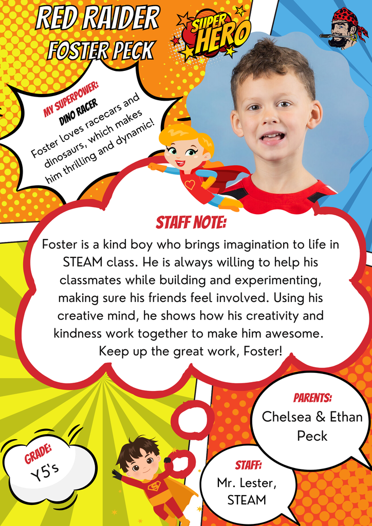 Foster Peck - Student of the week