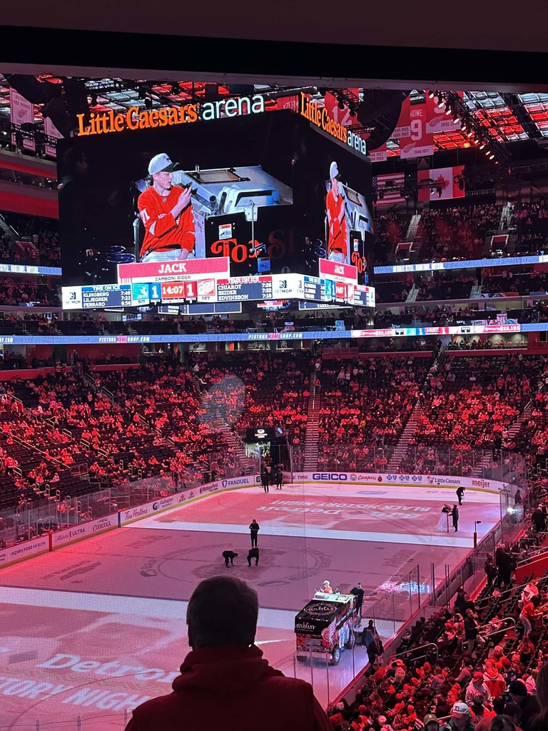 Red Raiders at the Red Wings Game