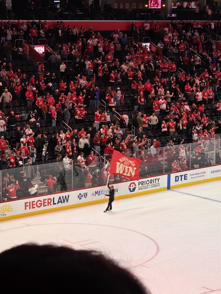 Red Raiders at the Red Wings Game