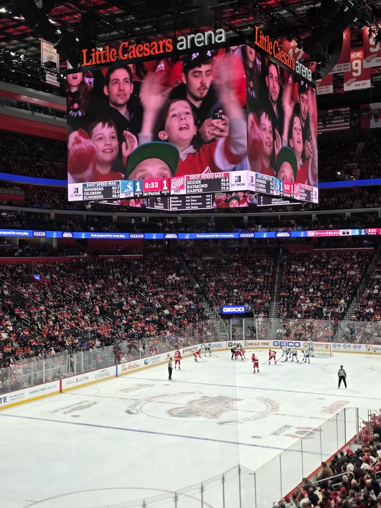 Red Raiders at the Red Wings Game