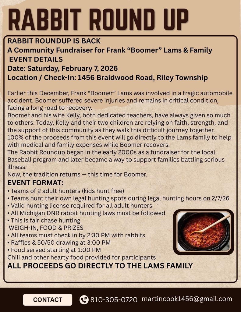 Rabbit Round Up for Kelly Lams