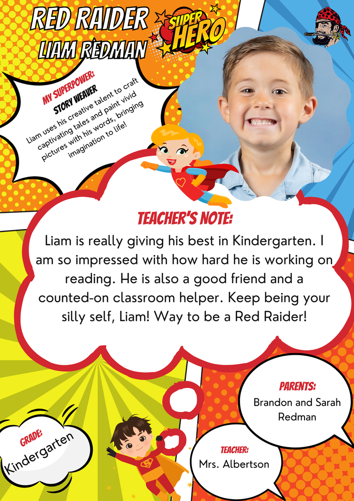Liam Redman Student of the Week
