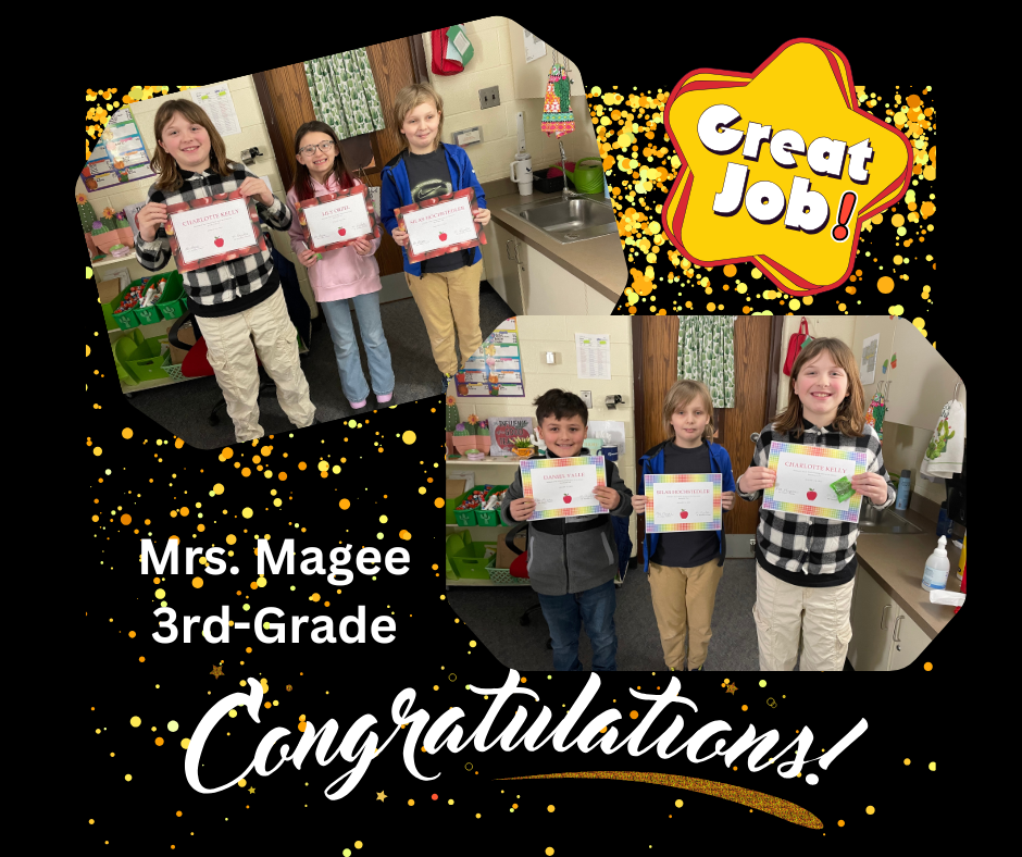 Mrs. Magee's winners for i-Ready