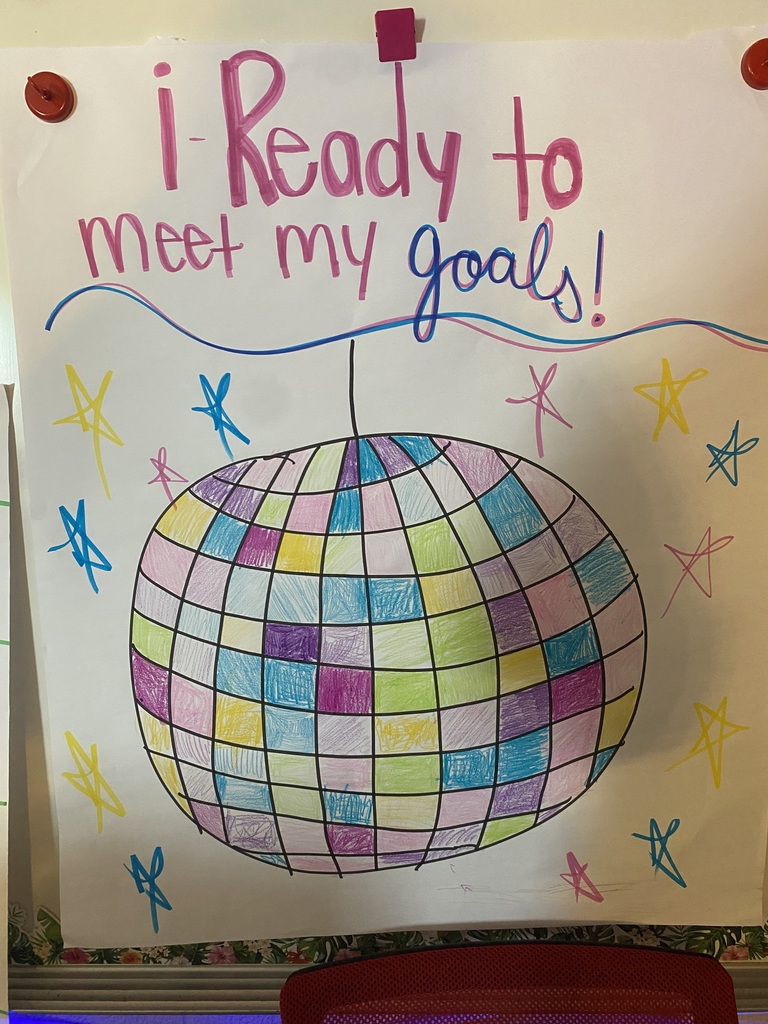 i-Ready to meet my goals disco ball