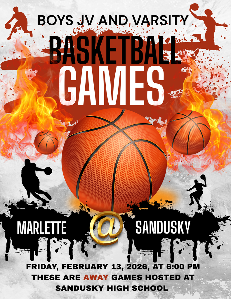 2-13-26 Marlette at Sandusky JV and Varsity Boys Basketball