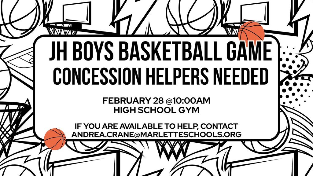 Concession Help Needed