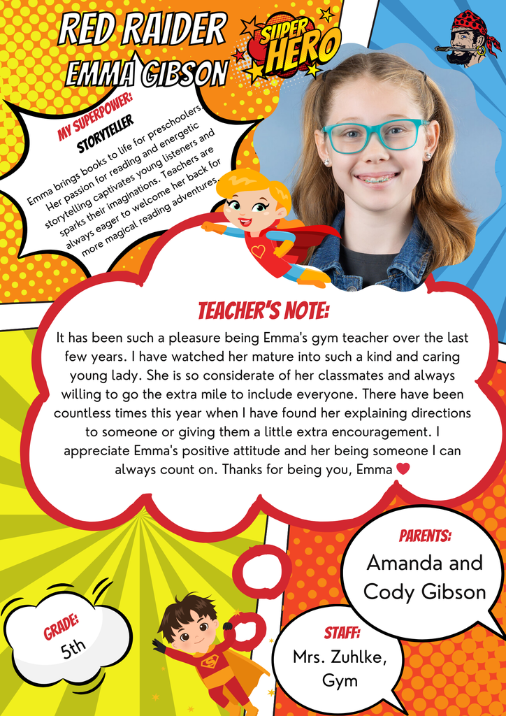 Emma Gibson Student of the Week