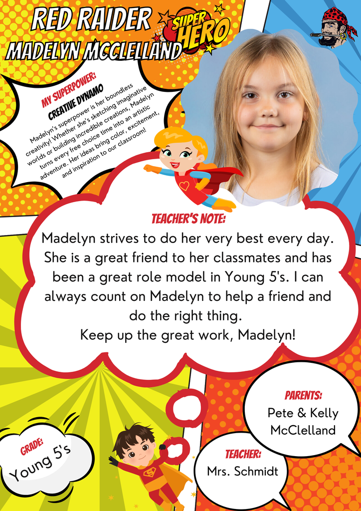 Congratulations to Madelyn