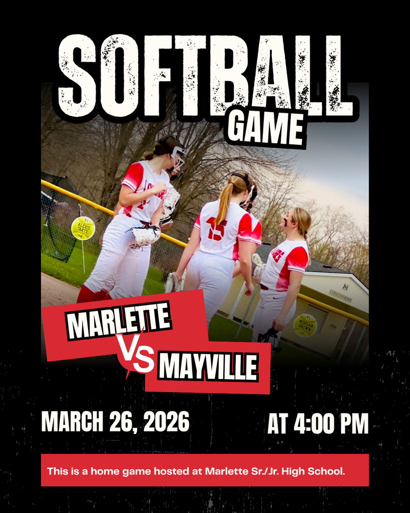 3-26-26 Marlette Softball VS Mayville