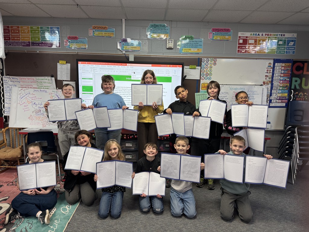 Survival books written by Mrs. Gentry's 4th grade class