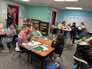 Creative Korean cuisine in Ms. Hine's 5th grade class