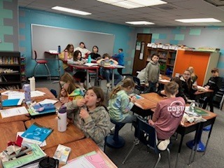 Creative Korean cuisine in Ms. Hine's 5th grade class