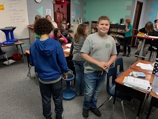 Creative Korean cuisine in Ms. Hine's 5th grade class