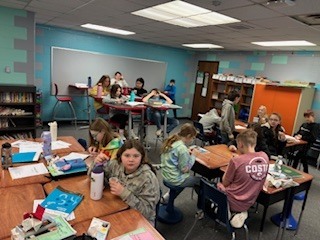 Creative Korean cuisine in Ms. Hine's 5th grade class