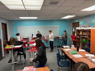 Creative Korean cuisine in Ms. Hine's 5th grade class