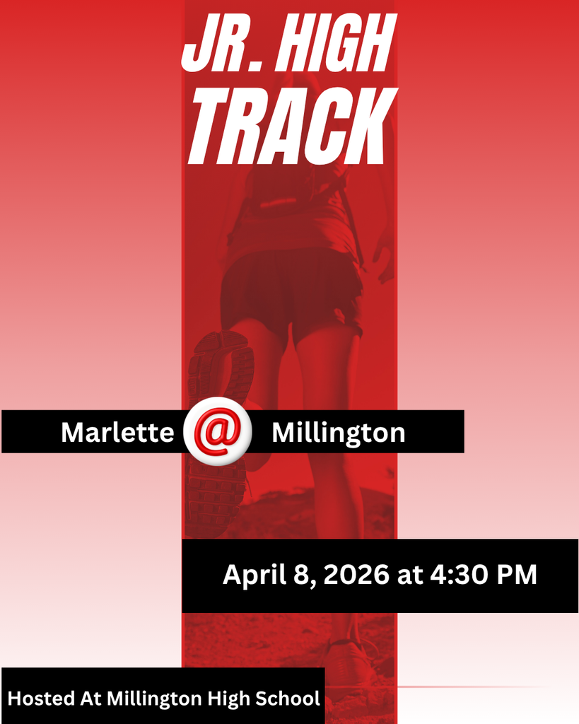 Junior High Track 4-8-26 at 4:30 PM at Millington