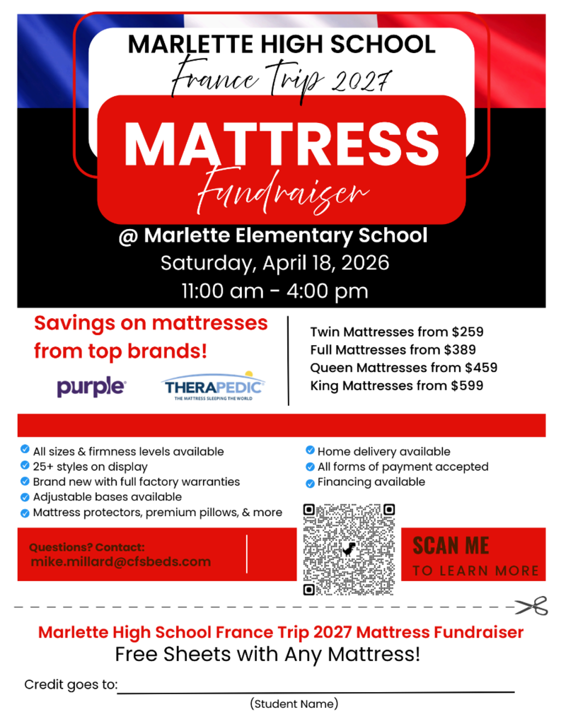 France Fundraiser 2027 Mattresses