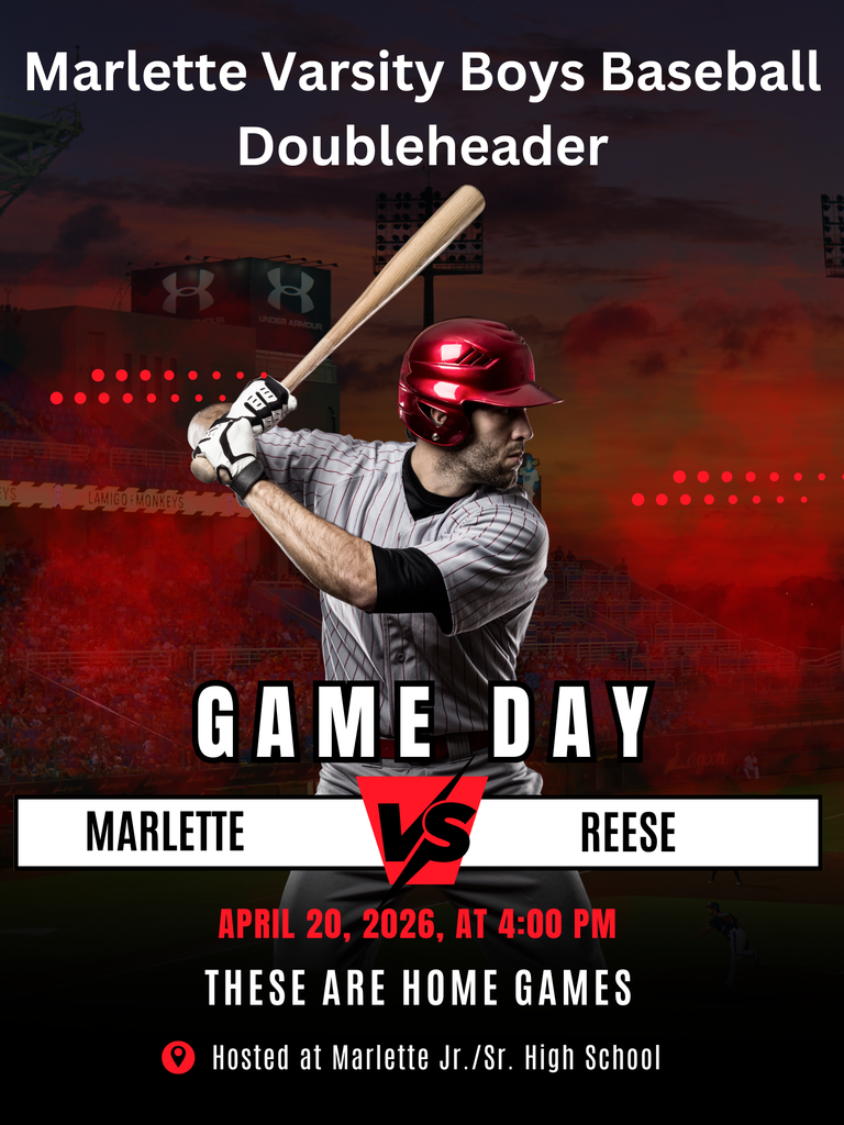 4-20-26 Marlette VS Reese Varsity Baseball