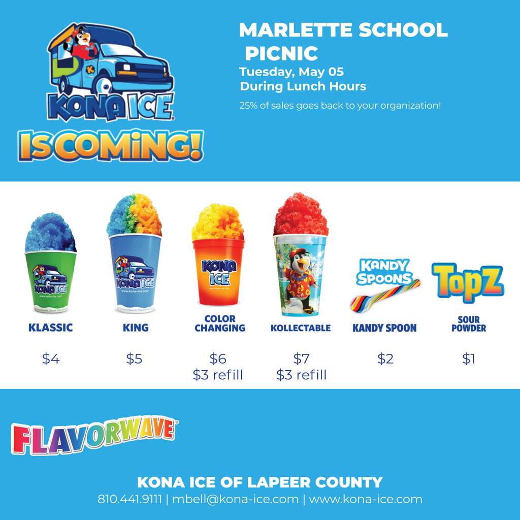 Kona Ice for Jr./Sr. High