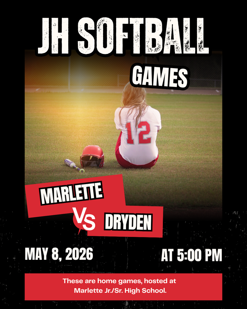 5-8-26 Marlette VS Dryden at 5:00 PM