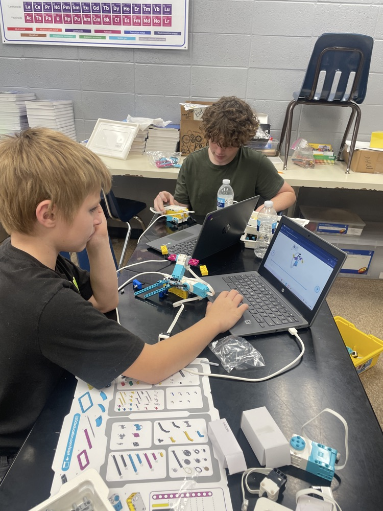 JW and Jace working hard.