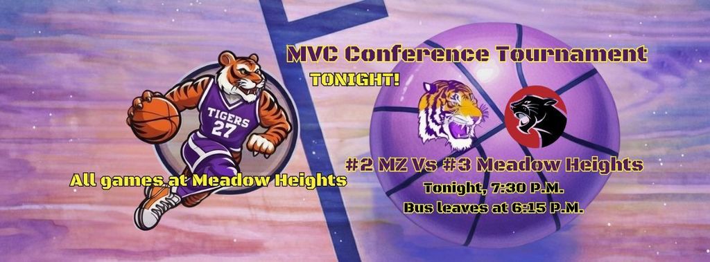 Marquand Zion Basketball @ Meadow Heights Tonight 7:30 P.M. 