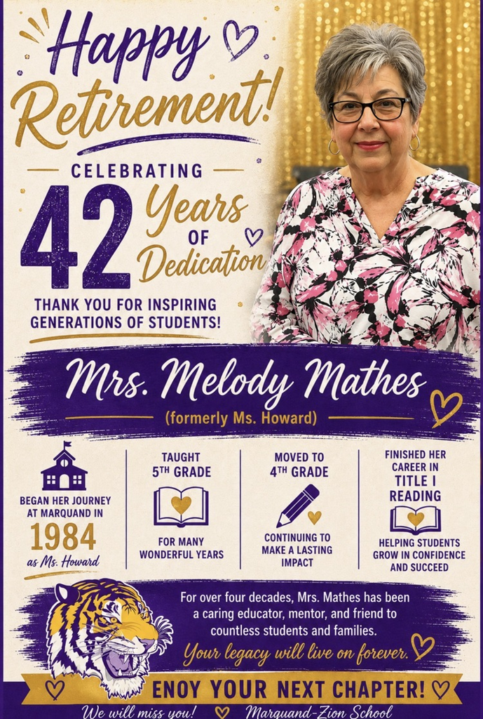 Mrs. Mathes Retirement 