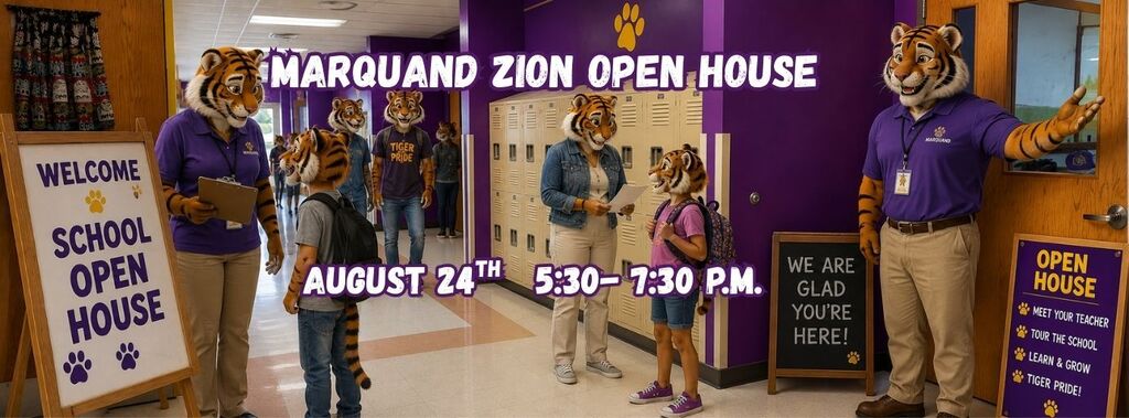 Marquand Zion Open House Monday August 24th