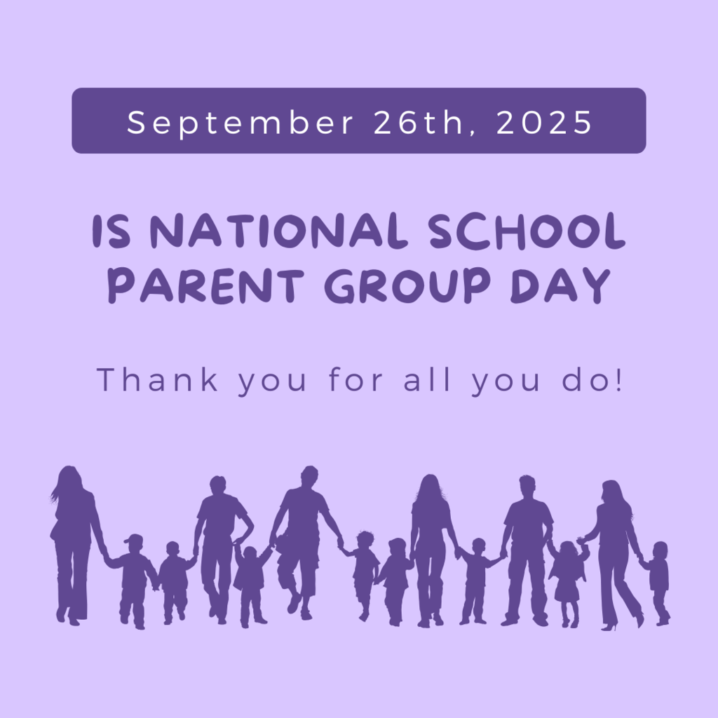 a light purple background with silhouettes of families in dark purple
