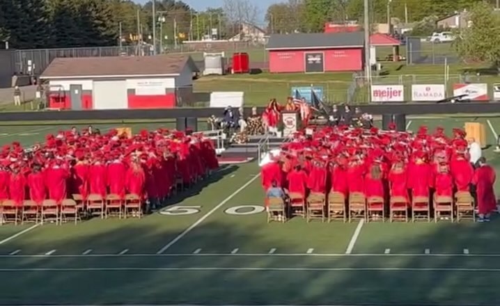photos from the MSHS graduation ceremony