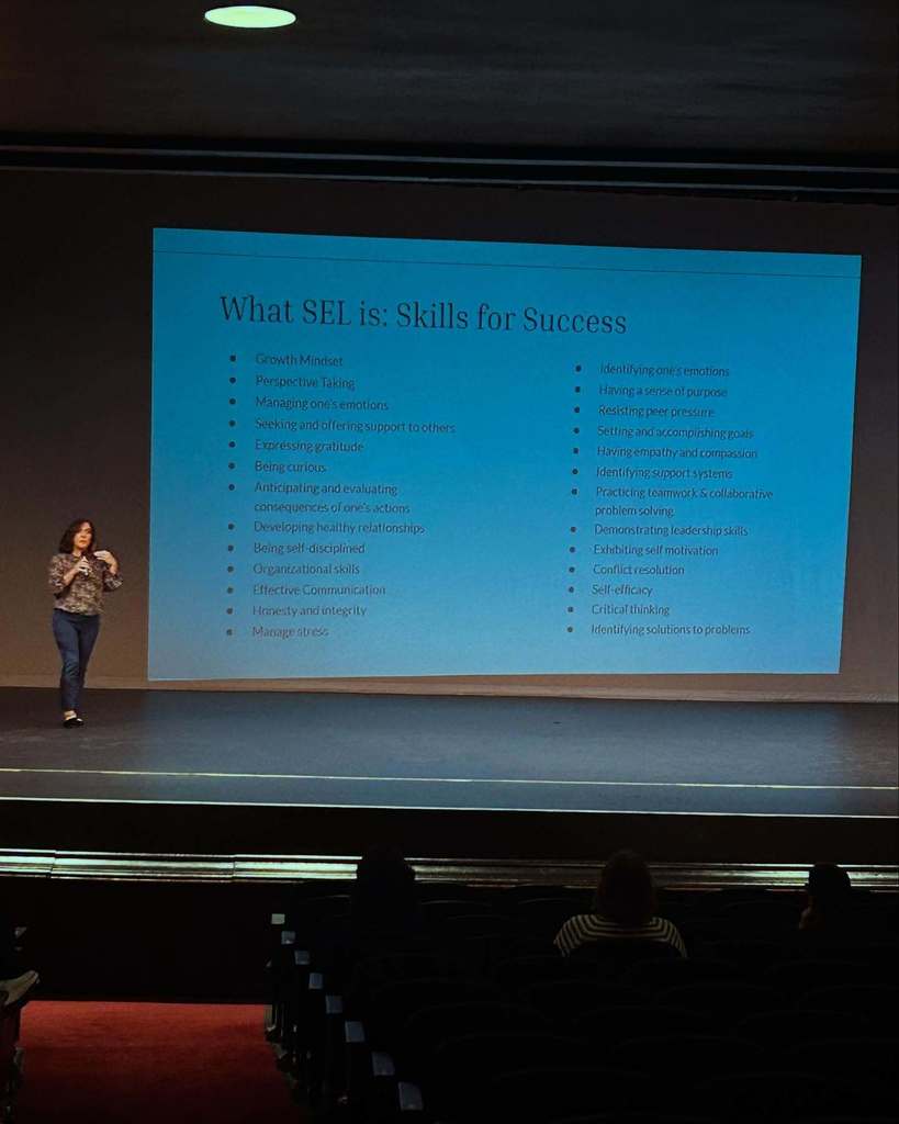 Photos from of staff speakers from the PD day