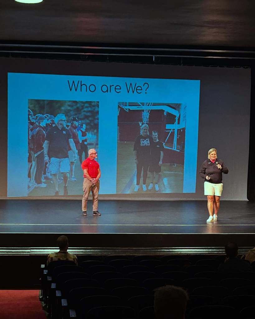 Photos from of staff speakers from the PD day
