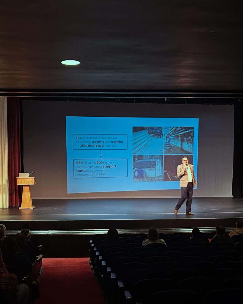 Photos from of staff speakers from the PD day