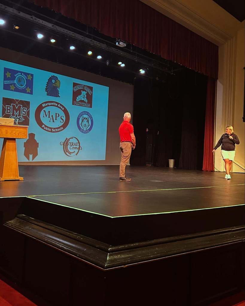 Photos from of staff speakers from the PD day