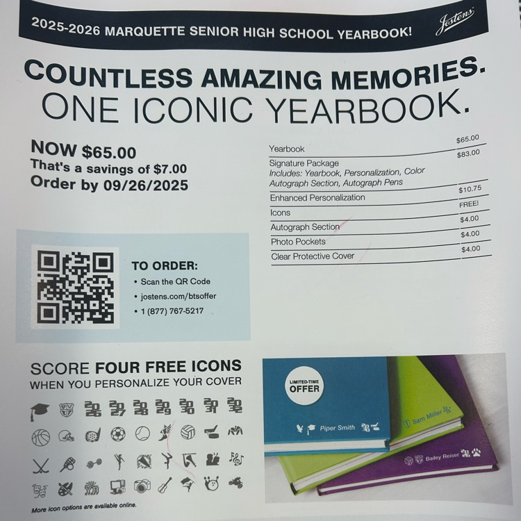 yearbook order