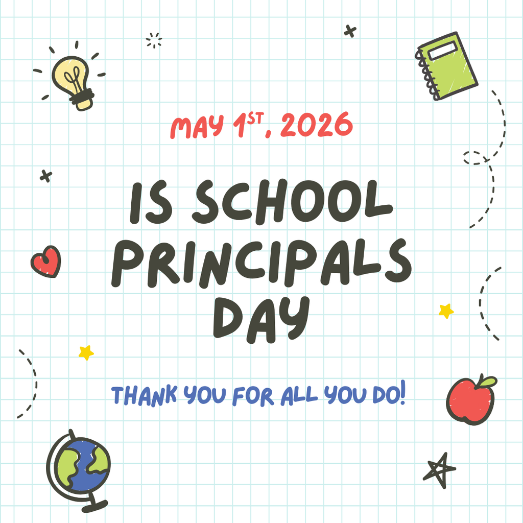 grid paper with little school related drawings