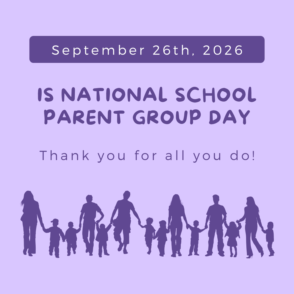 a light purple background with silhouettes of families in dark purple