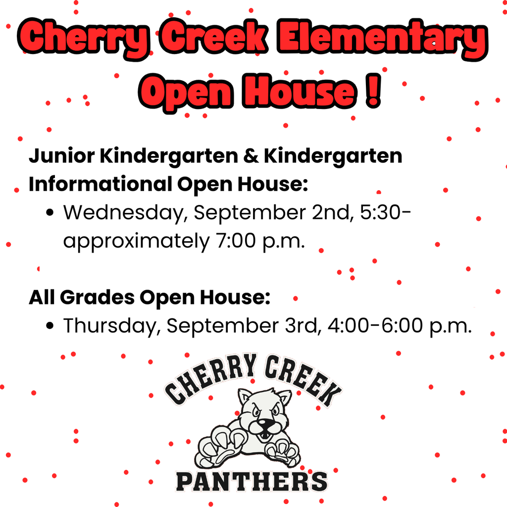 Open House Announcement