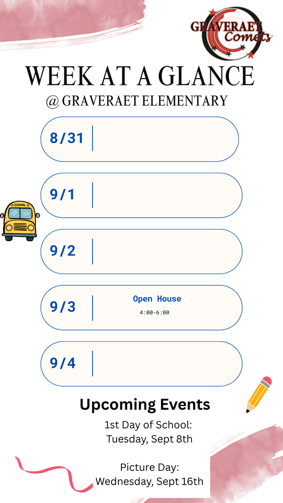 week at a glance for Graveraet