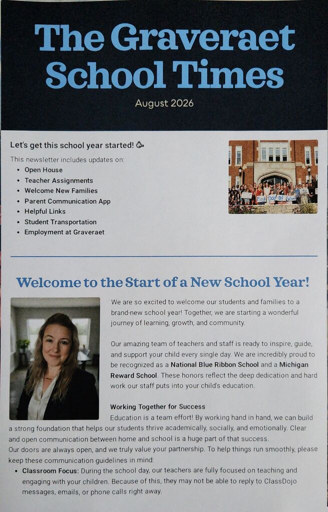 Graveraet Newsletter