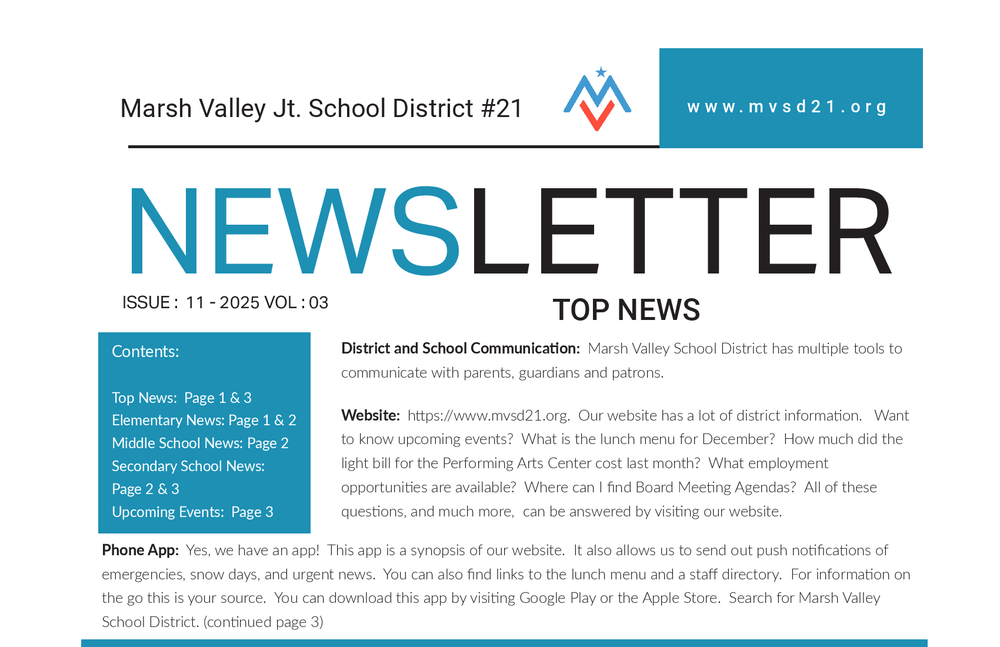 2025 November Newsletter