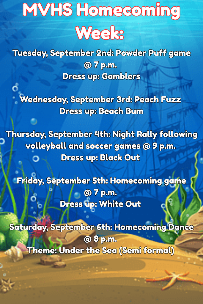 MVHS Homecoming Week 