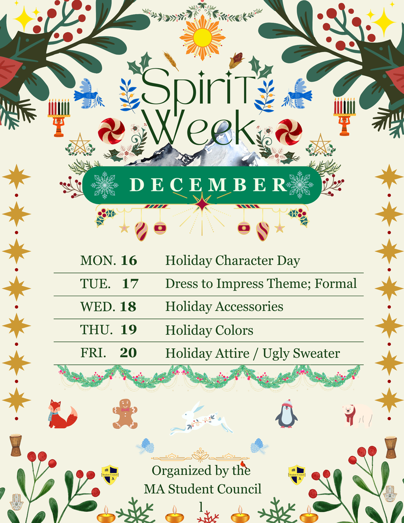 XMAS Dress Up Days