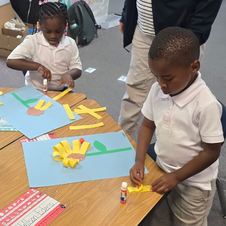 making sunflowers