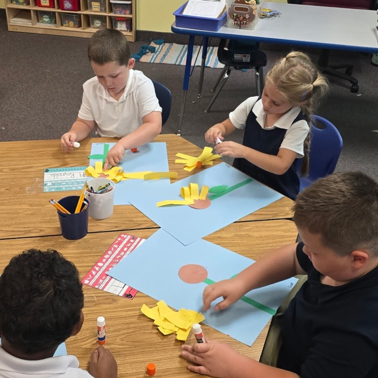 making sunflowers